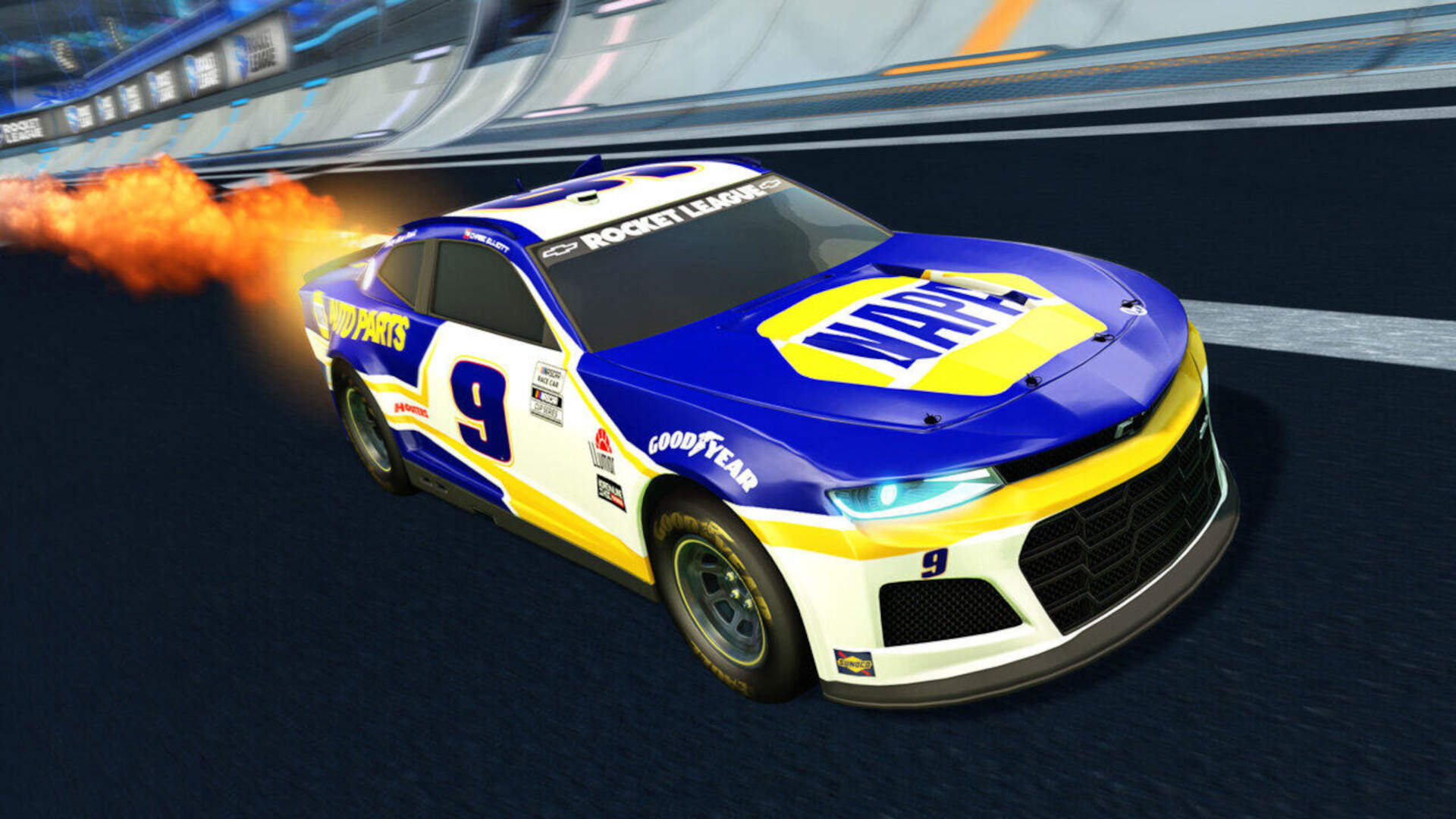 Rocket League y NASCAR corren con su primera colaboración Gamers Unite