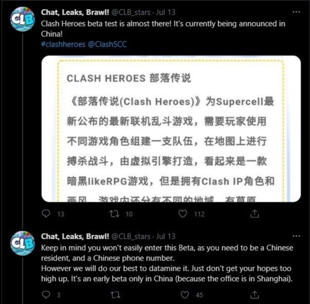 Clash Heroes Beta