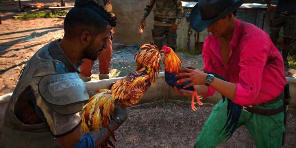 Far Cry 6 peleas de gallos