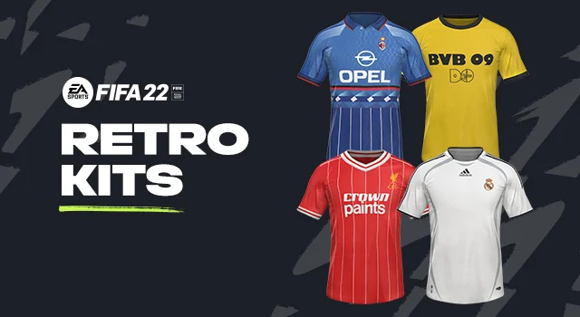 FIFA 22 kits retro