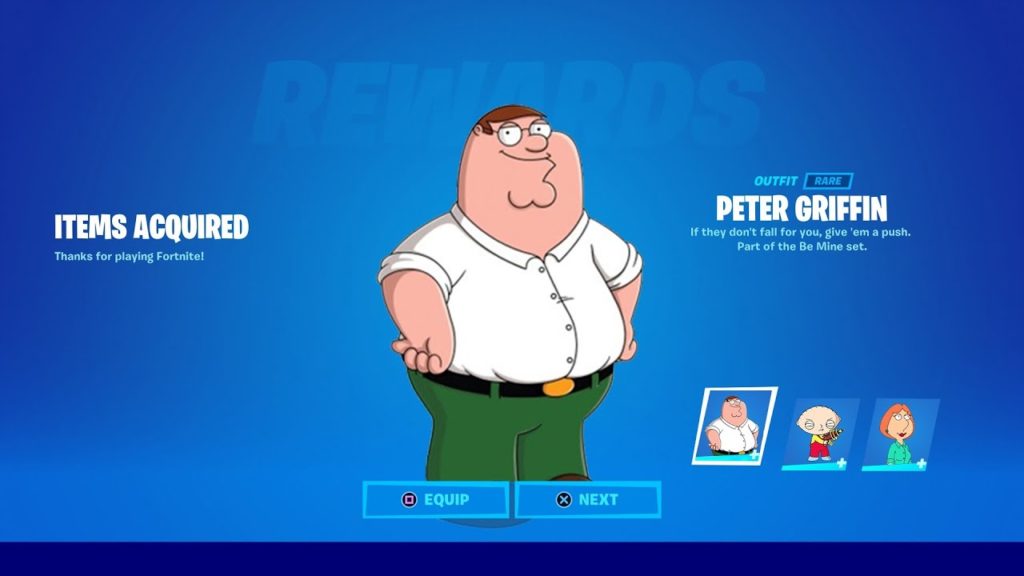 Fortnite Family Guy