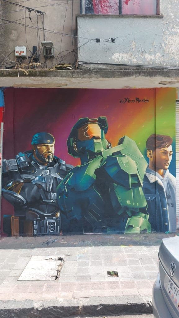 xbox mural