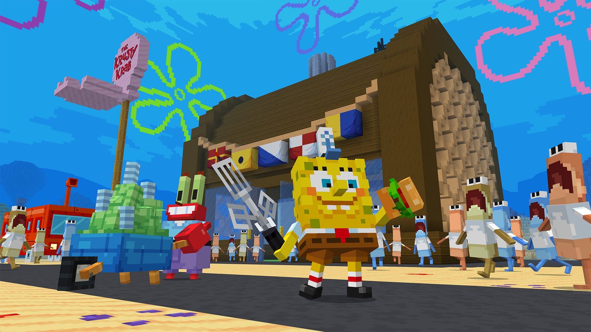 Bob Esponja llega a Minecraft como DLC ¿qué habrá en el juego?